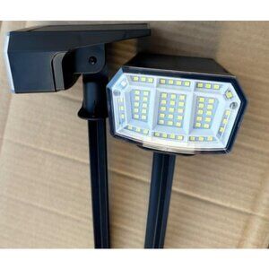 Color Changing Solar Spot Lights Outdoor, 9 Lighting Modes Colored Solar Lights